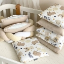 Set lenjerie Patut Bebe Copii 7 piese Ursulet de plus (13)